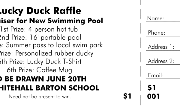 The Raffle Ticket Template